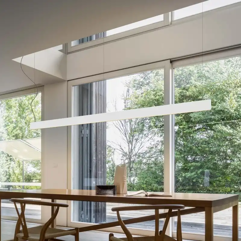 Ideal Lux - Pendul LED suspendat pe cablu LINUS LED/32W/230V 3000K CRI 90 120 cm alb Ieftin