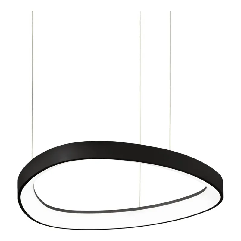 Expediere rapidă Ideal Lux - GEMINI lustră LED suspendată pe cablu, 36W/230V, 4000K, Ø 42,5 cm, CRI 90, negru