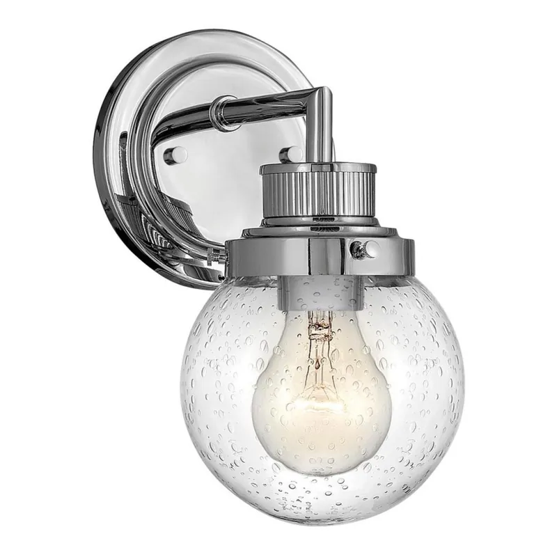 Quintiesse - Aplica de perete pentru baie POPPY 1xE27/60W/230V IP44 crom lucios Cel mai vândut