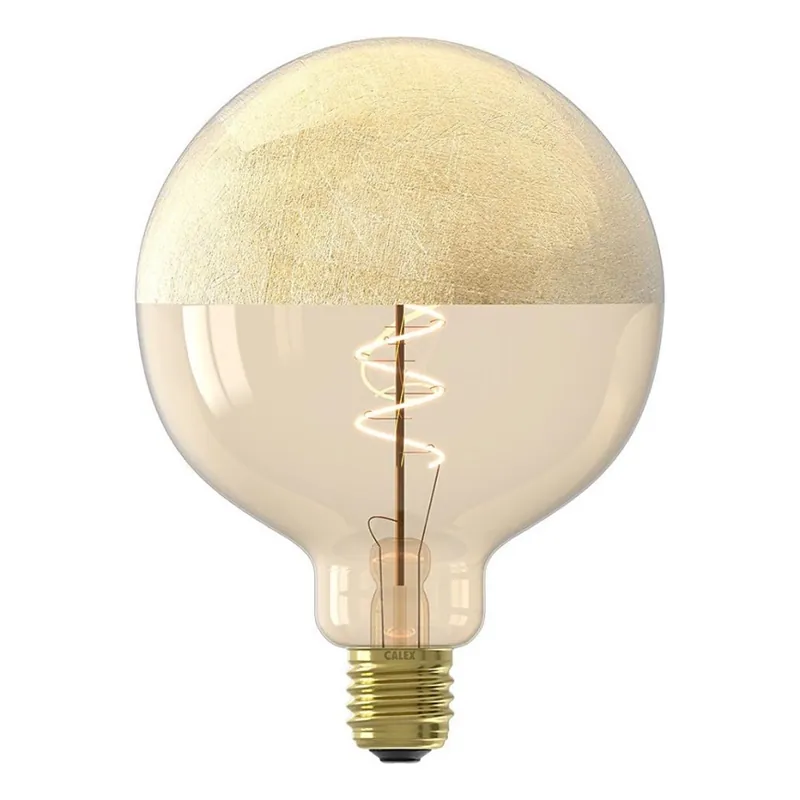 Bec LED dimabil cu cupolă FILAMENT G125 E27/4W/230V 1800K auriu CRI 90 Retur ușor