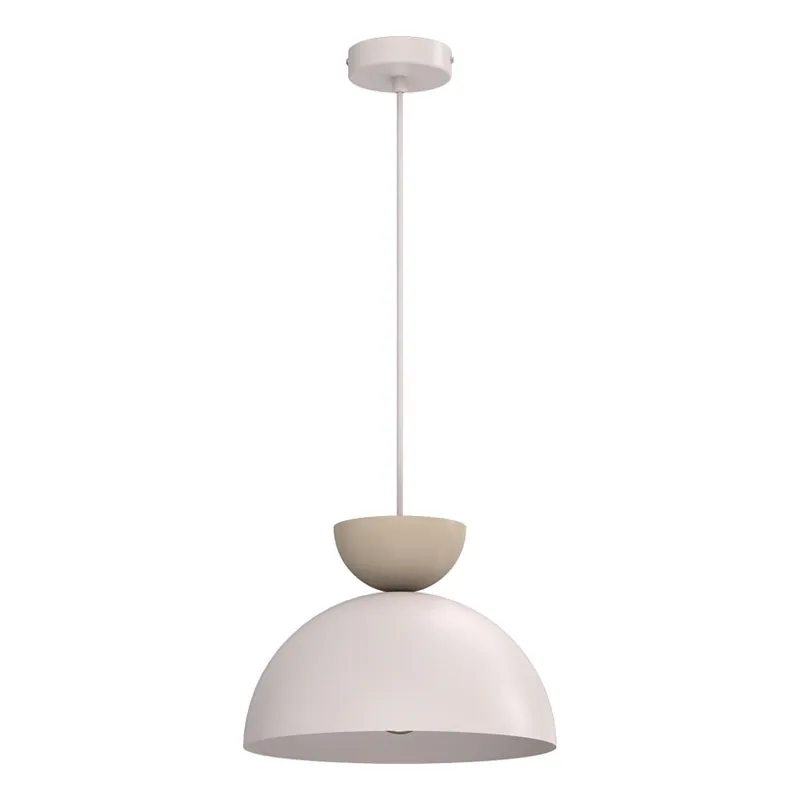 Reducere specială Pendul pe cablu NEVIS 1xE27/15W/230V, diam. 29 cm, crem