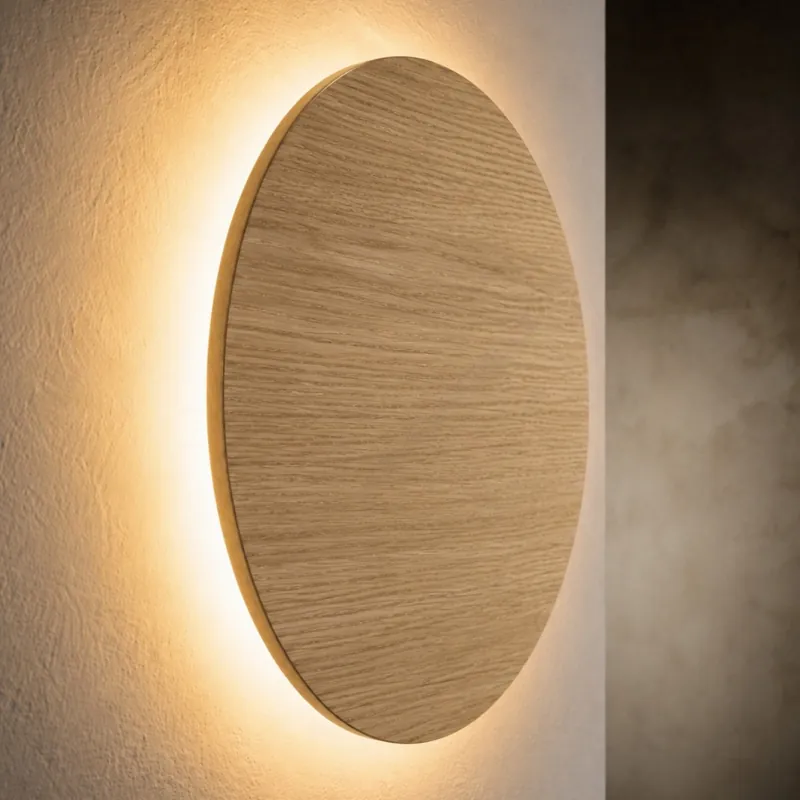 Aplică de perete LUNA 4xG9/8W/230V, diam. 40 cm, stejar Cumpără acum