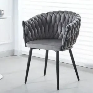 Scaun Living Tapitat KJC11 Gri Preț promoțional