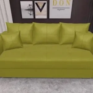 Canapea Extensibilă Elsa Mini, Verde masliniu Preț redus