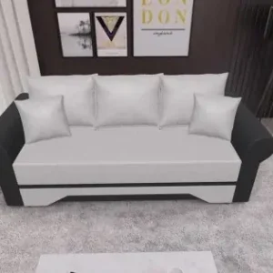 Chilipir Canapea Extensibilă Mona Bonell Mini, Crem/Gri carbune