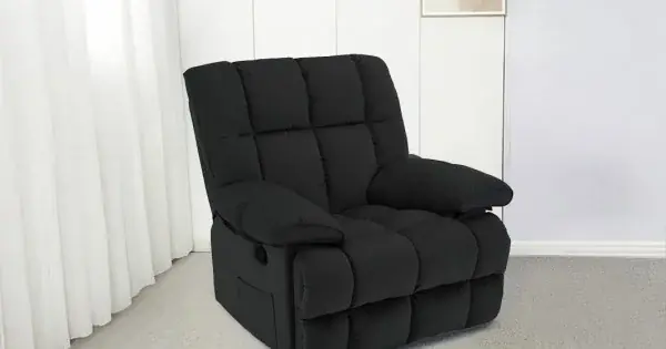 Fotoliu cu Recliner KJC4423 Negru Ofertă