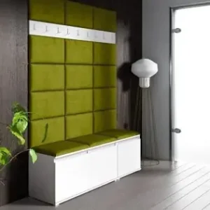 Preț redus Cuier Hol Max 6, Alb/ Verde - Trinity 12