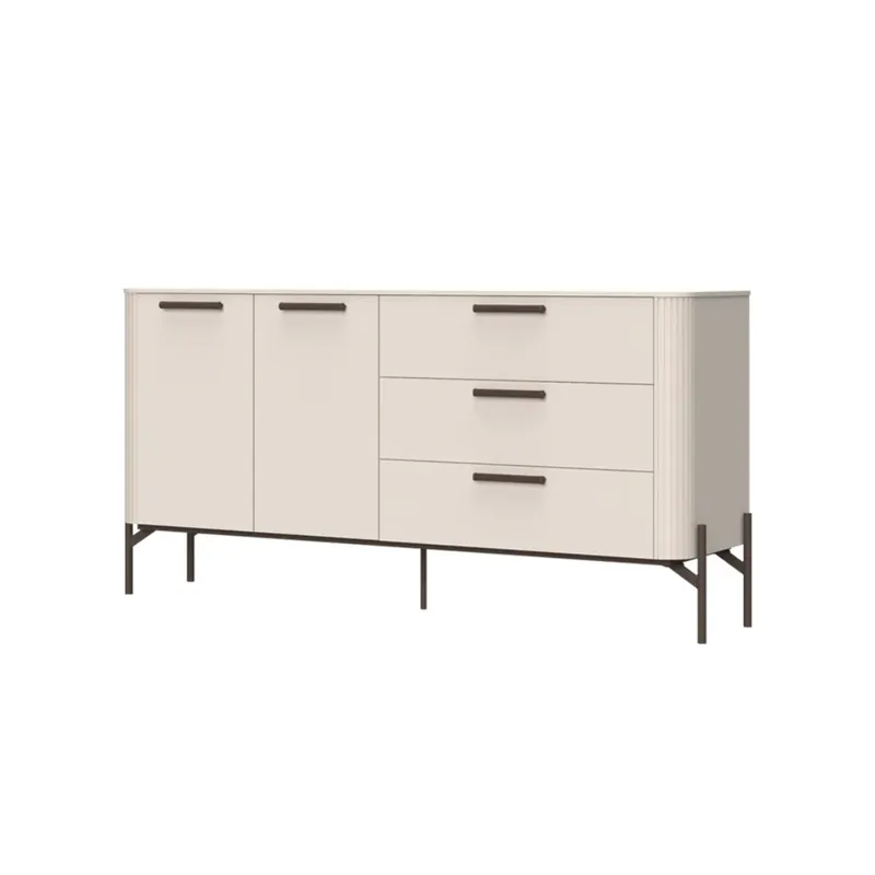 Plată sigură RONDO Comoda 2 usi 3 sertare K23/RO, 180 x 46 x 91 cm