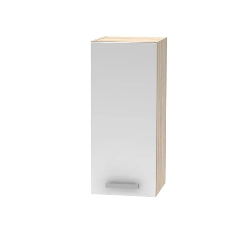 Cel mai vândut Cabinet superior, alb/stejar sonoma, NOVA PLUS NOPL-002-OH
