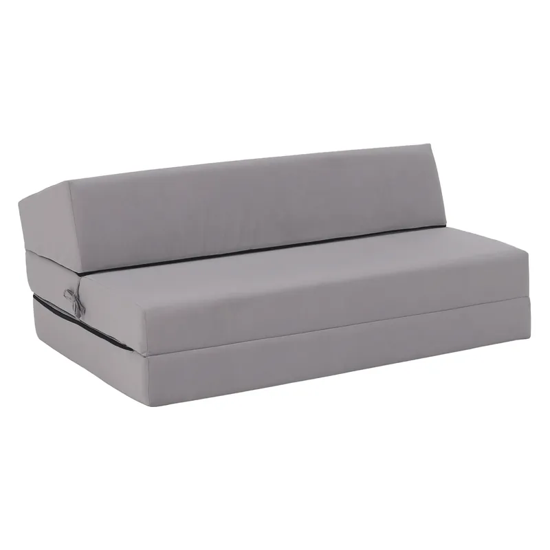 Chilipir Saltea/scaun pliabil, 2 in 1, gri deschis, VEDIS