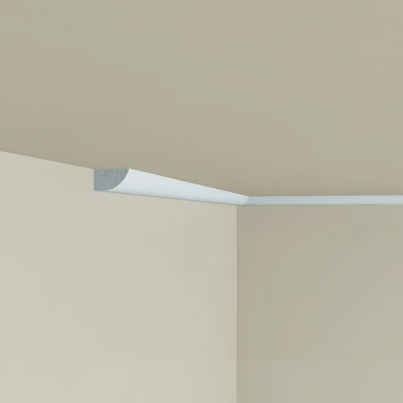 Cornisa decorativa din polimer rigid C1 - 1.1x1.9x200 cm Calitate înaltă