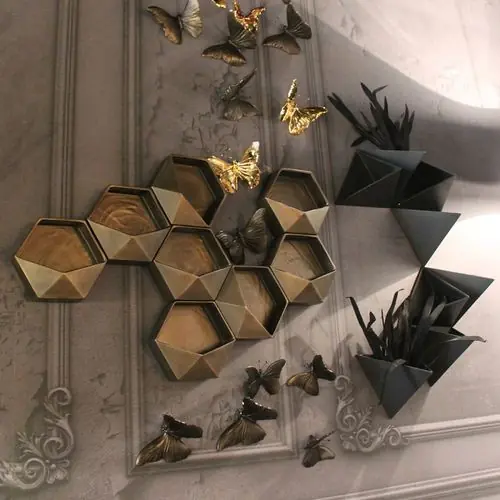 Decoratiune Fluture ceramica 10x10 cm Preț promoțional