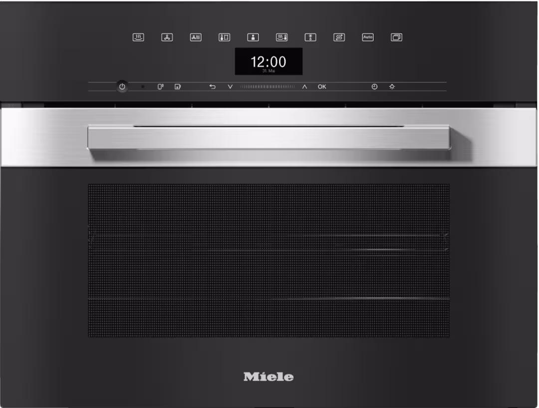 Plată securizată Cuptor electric compact, incorporabil Miele Gold DGC 7440 HC Pro Oţel inoxidabil/Clean Steel