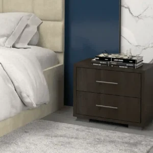 Retur ușor Set 2 noptiere Atlantic, Wenge