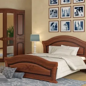 Retur ușor Dormitor Venera Lux MDF, Nuc