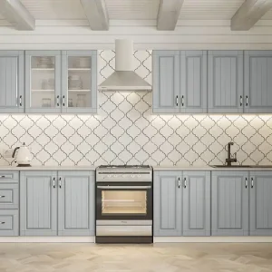Reducere specială Bucatarie Prado MDF, 260 cm, Bleu