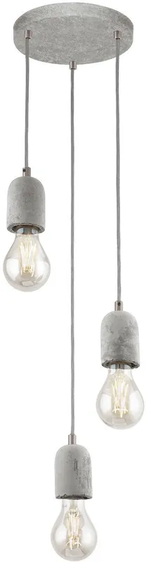 EGLO Lampa suspendata SILVARES gri 25/150 cm Retur ușor