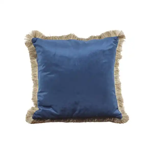 Ofertă exclusivă Perna blue cu franjuri 45x45 cm