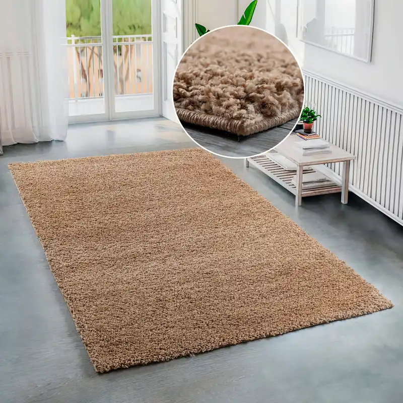 Reducere de preț Covor Shaggy maro 240/320 cm