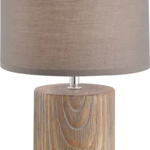Cel mai bun preț FISCHER & HONSEL Lampa de masa MALIK gri 20/35 cm