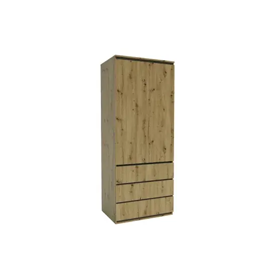 Dulap Idea Artisan, cu polite multiple, structură PAL melaminat + MDF, design modern, 80x210x57 cm, personalizabil Preț promoțional