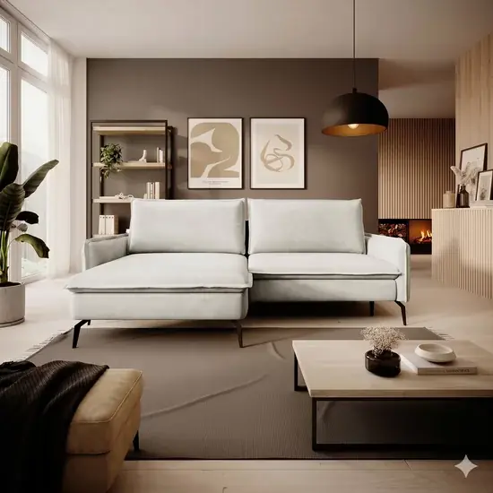 Reducere specială Coltar extensibil GLOSSY,226X162X88 cm, culoare personalizabila, gama Premium, cu lada depozitare