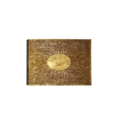 Tablou decorativ canvas, 70x100 cm, canvas 100%, rama lemn 100% grosime 3 cm, auriu - Verificat A · Re-Bloom Discount