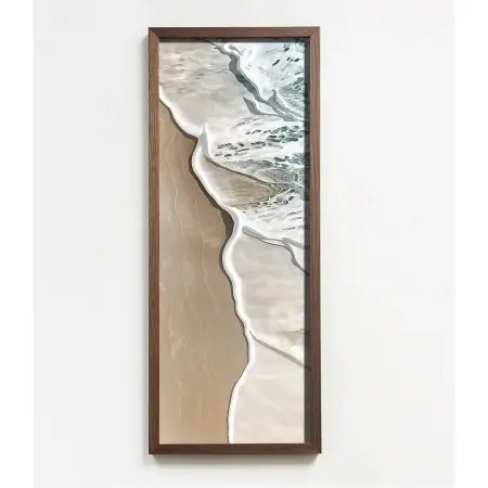 Wallxpert tablou decorativ inramat, 40x120 cm, MDF 3mm, imprimare UV, cadru lemn pin 3.5mm, format panoramic, multicolor - Verificat A · Re-Bloom Promoție