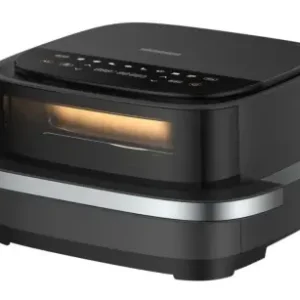 Friteuza cu aer cald si cuptor pizza 2 in 1 Heinner Pizza EasyFry HPAF-B4DC22BK, Putere 2200W, 4L, Control digital, 9 programe, Timer, Negru Bestseller