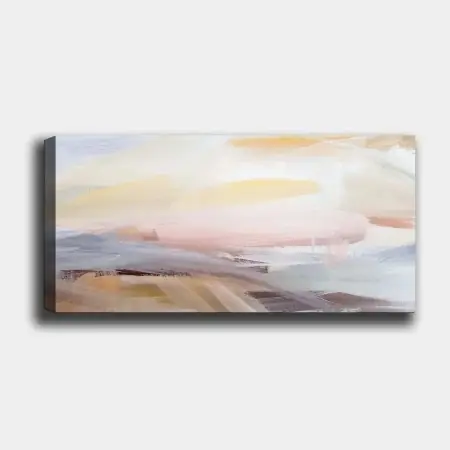 Wallxpert tablou decorativ canvas 50x120 cm, panza 100%, cadru lemn 100% grosime 3 cm, format panoramic, multicolor - Verificat A · Re-Bloom Expediere rapidă