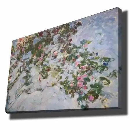 Tablou decorativ canvas Claude Monet 70x100 cm, panza 100% grosime 2.8mm, rama lemn pin 100%, multicolor - Verificat A · Re-Bloom Cel mai vândut