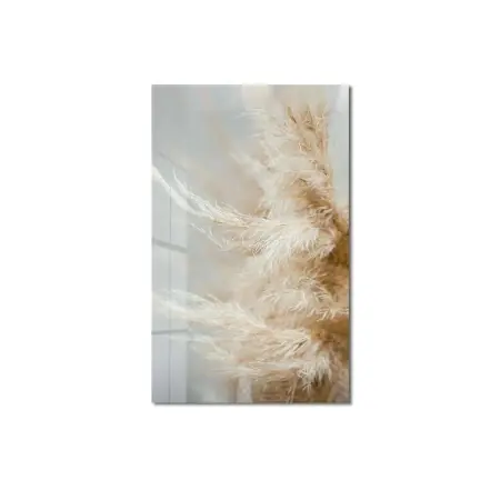 Cumpără acum Tablou decorativ Re-Bloom, sticla temperata, bej/gri, 30 x 40 cm