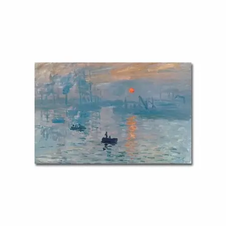Tablou decorativ Re-Bloom, panza/lemn, albastru, 45 x 70 cm Ultima șansă