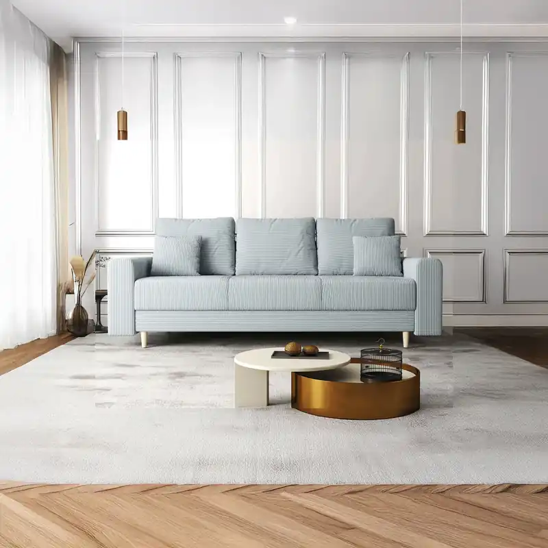 Canapea extensibilă dumonde cu ladă de depozitare Kronos Zoom Gri 210x100 cm Super ofertă