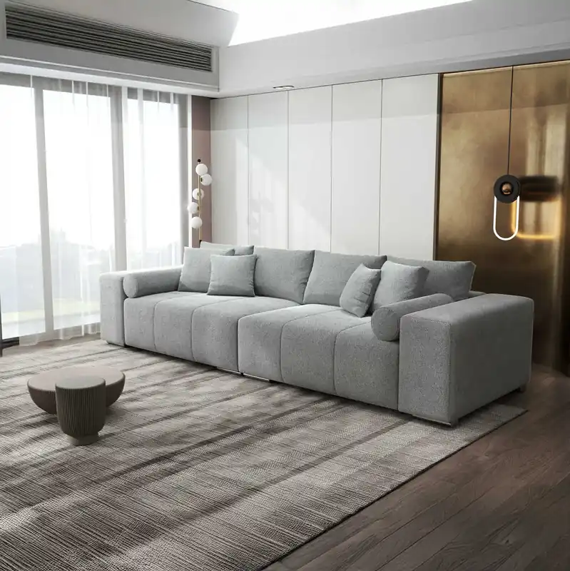 Canapea extensibilă dumonde cu ladă de depozitare Marbela XXL Quelle Gri 83 295x120 cm Bestseller