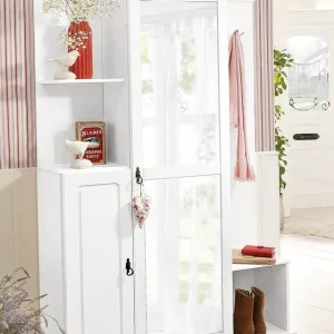 Dulap hol »Finca« din lemn de pin alb rustic 120 cm latime Vezi acum