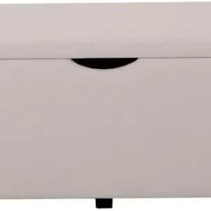 Bancheta Standard din cu tesatura fina bej cu depozitare 120 cm Reducere extra