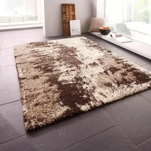 Lichidare de stoc Covor Hannes pufos cu fire lungi, culoare bej 60x90 cm