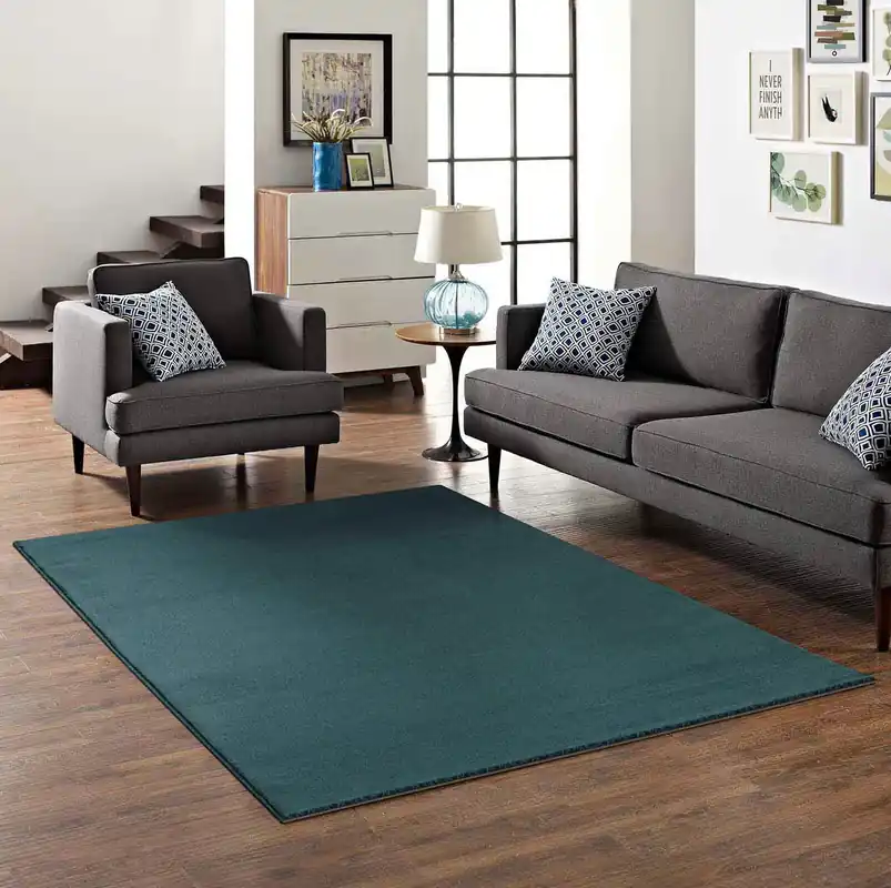 Preț redus Covor Granada albastru inchis cu fire scurte 120x170 cm