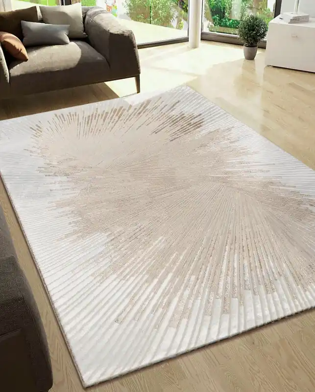Expediere rapidă Covor Elora cu fire scurte, model 3D cu stralucire discreta 120x170 cm
