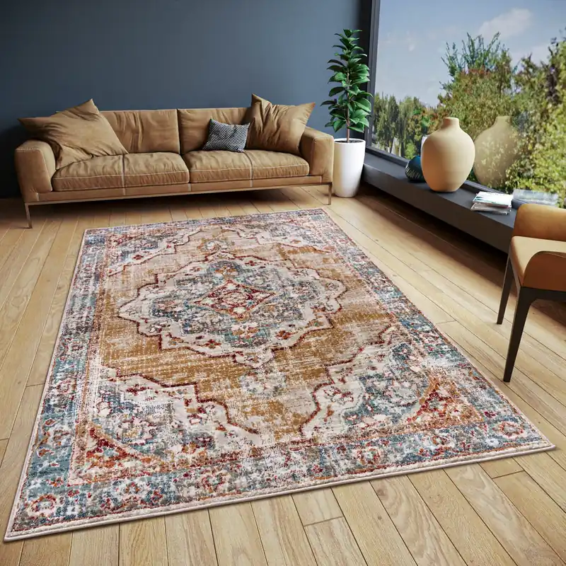 Bestseller Covor Strozzi cu design oriental vintage, fire scurte 57x90 cm