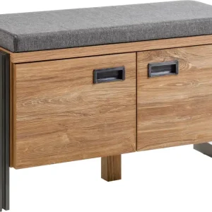 Bancheta de hol Detroit cu spatiu de depozitare si perna 90 cm Reducere